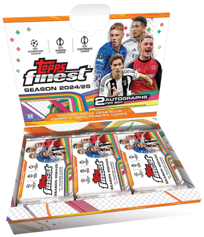 2024-25 Topps Finest UEFA Club Competitions Hobby Box