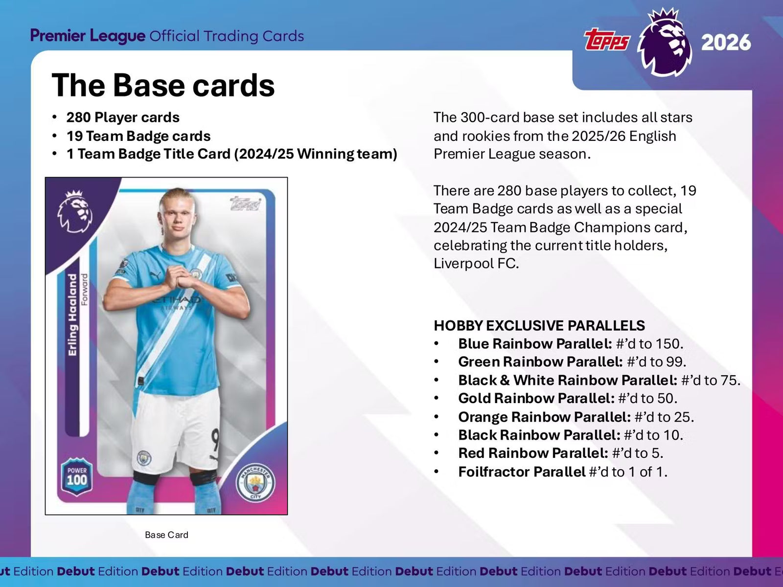 2025-26 Topps Premier League EPL Soccer Hobby Box