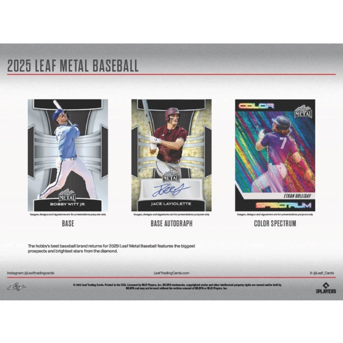2025 Leaf Metal Baseball Jumbo Box
