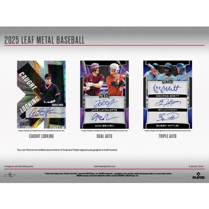 2025 Leaf Metal Baseball Jumbo Box