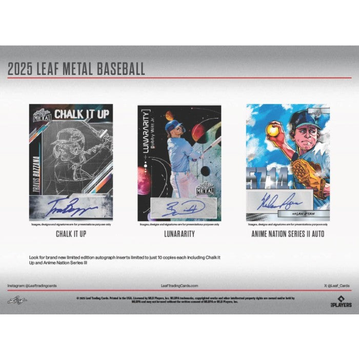 2025 Leaf Metal Baseball Jumbo Box