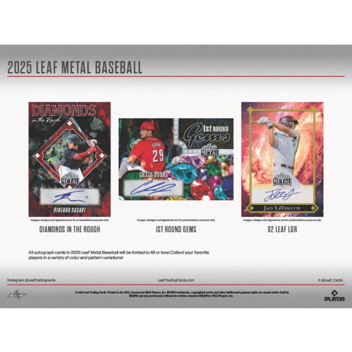 2025 Leaf Metal Baseball Jumbo Box
