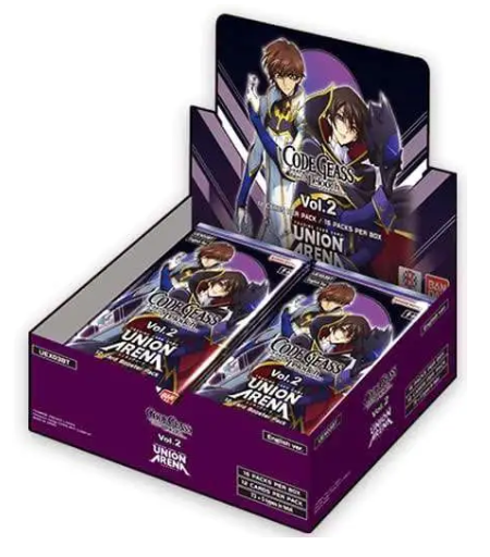Union Arena TCG Code Geass Lelouch of the Rebellion V2 Booster Box Impact Sports Cards Union Arena TCG Code Geass Lelouch of the Rebellion V2 Booster Box Impact Sports Cards