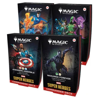 MTG Marvel Super Heroes Commander Deck (Set of 4) – Impact Sports Cards