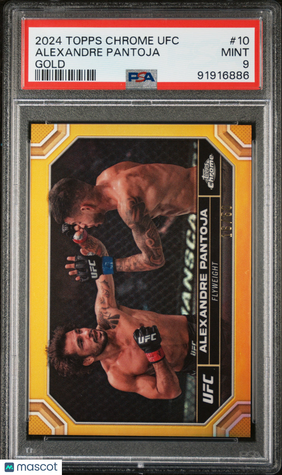 2024 Topps Chrome UFC Alexandre Pantoja #10 PSA 9