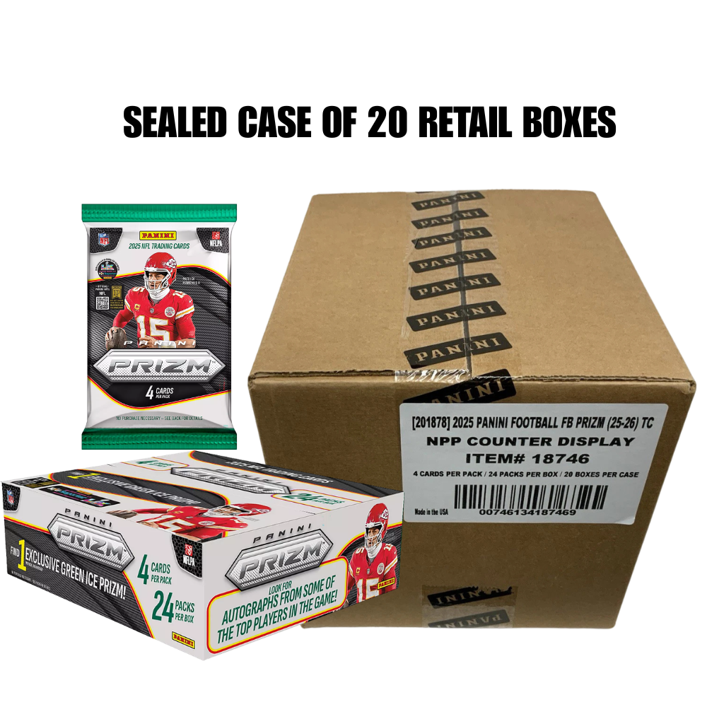 2025 Panini Prizm Football Retail 20-Box Case