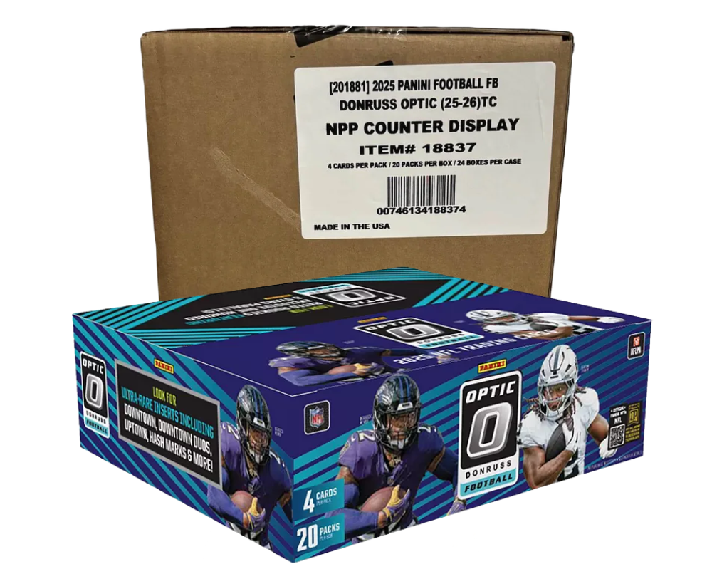 2025 Panini Donruss Optic Football Retail 24-Box Case
