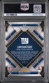 2025 Panini Prizm Emergent #1 Cam Skattebo Emergent Blue Ice PSA 10