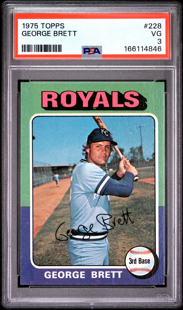 1975 Topps George Brett PSA 3 #228