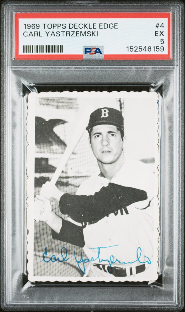 1969 Topps Deckle Edge Carl Yastrzemski PSA 5 #4