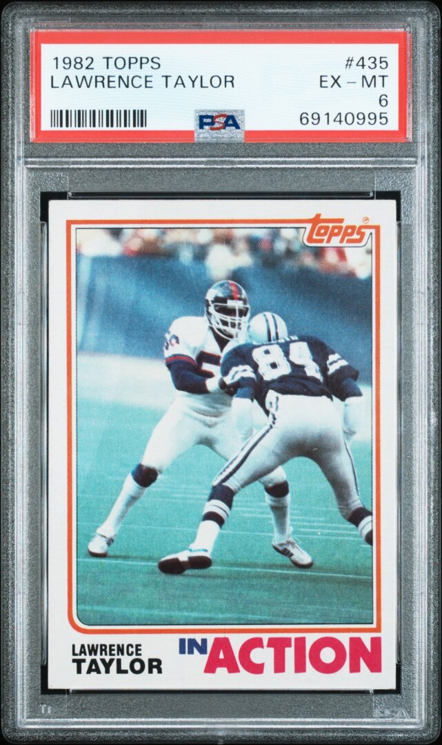 1982 Topps Lawrence Taylor PSA 6 #435