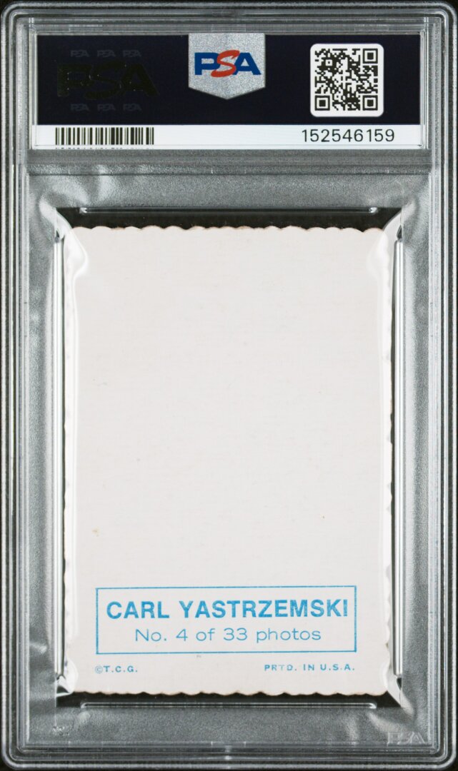1969 Topps Deckle Edge Carl Yastrzemski PSA 5 #4