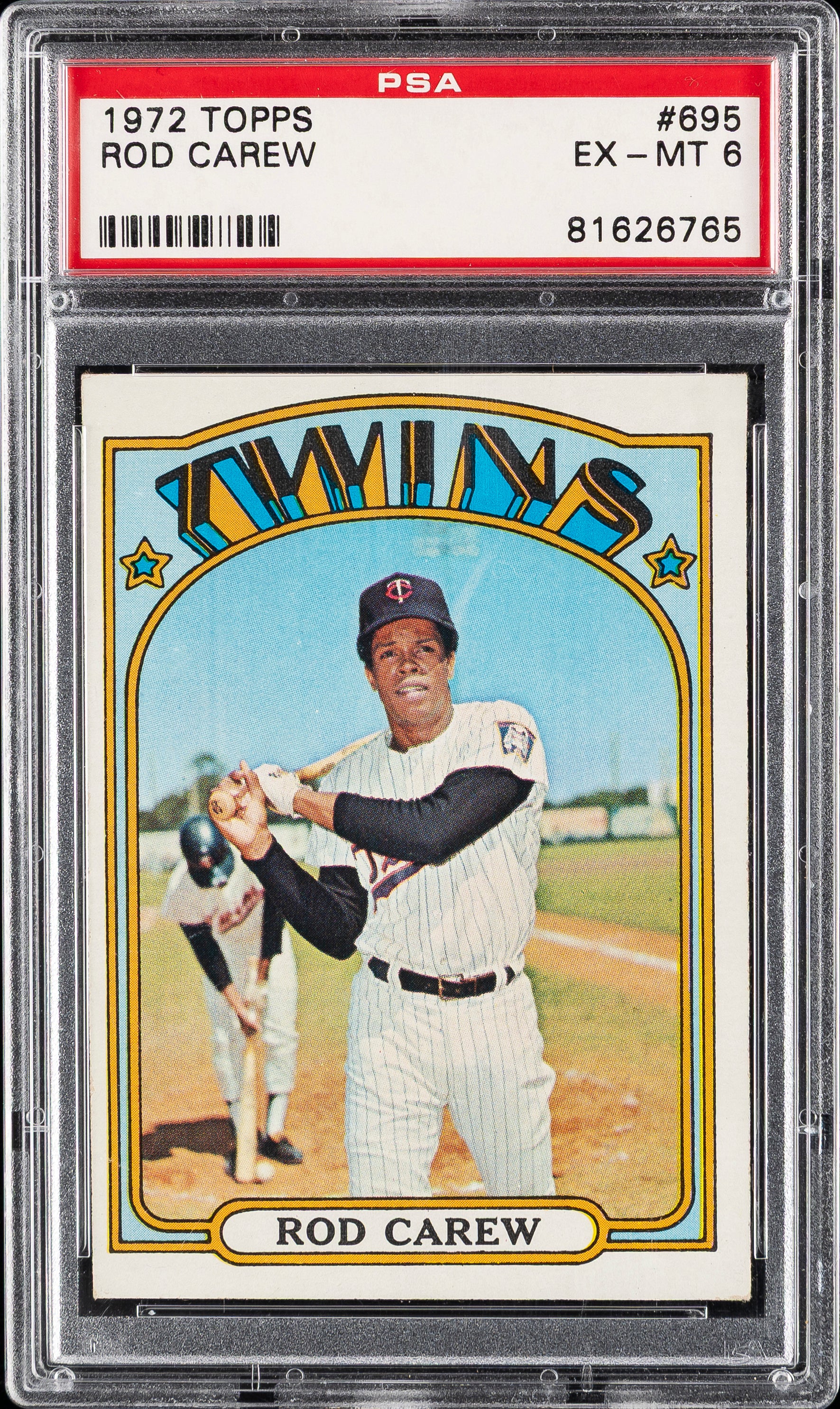 1972 Topps 695 Rod Carew PSA 6