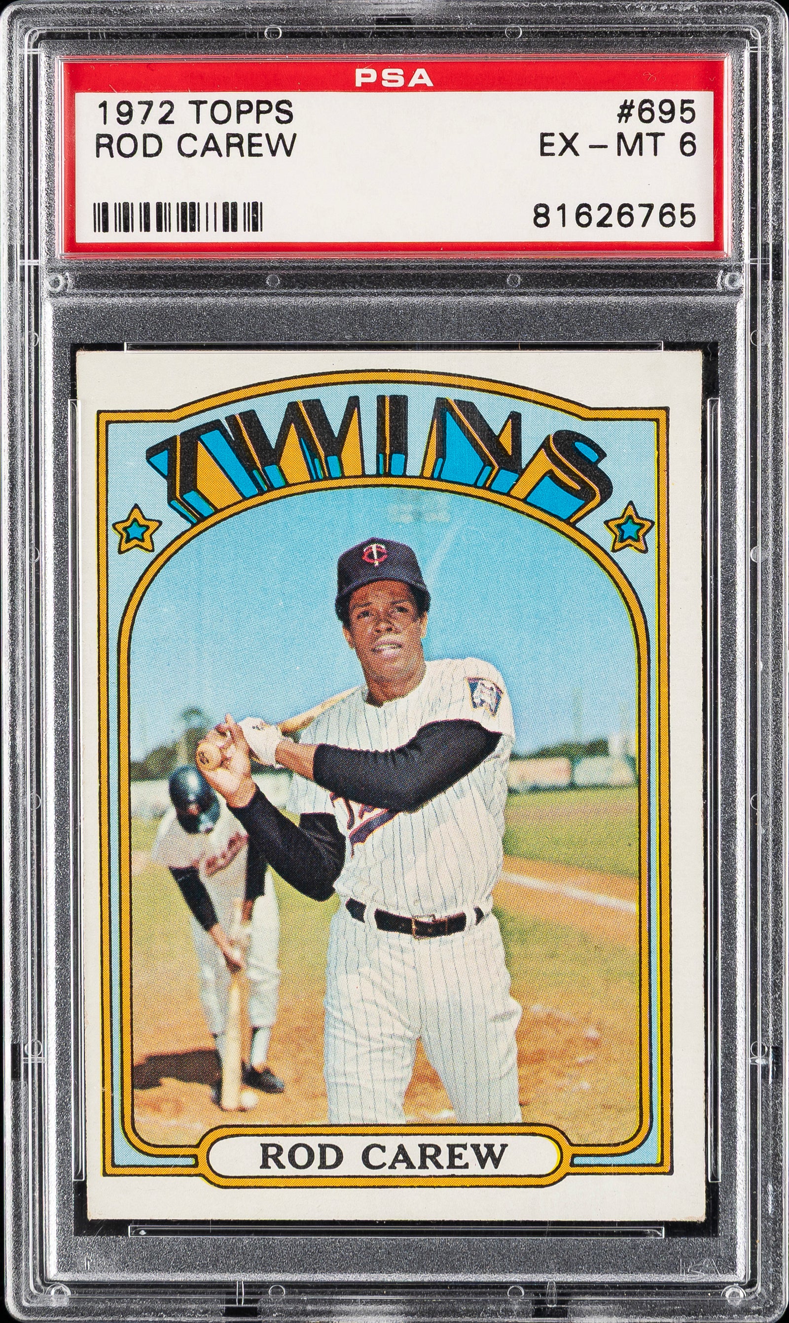 1972 Topps 695 Rod Carew PSA 6