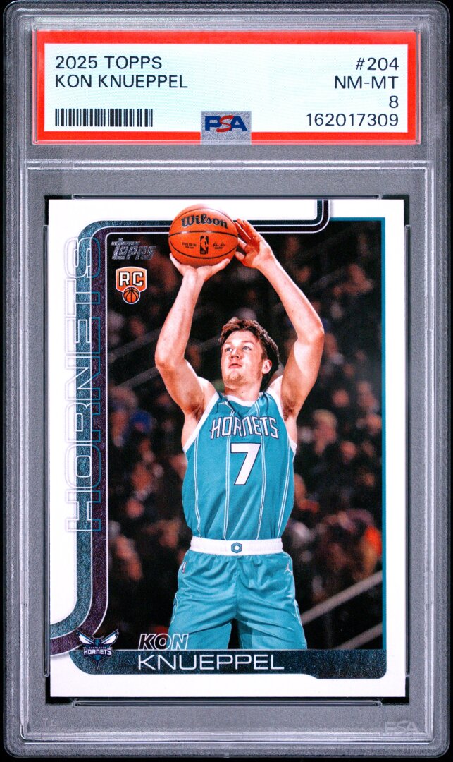 2025 Topps Kon Knueppel RC PSA 8 #204