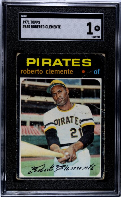 1971 Topps Roberto Clemente SGC 1
