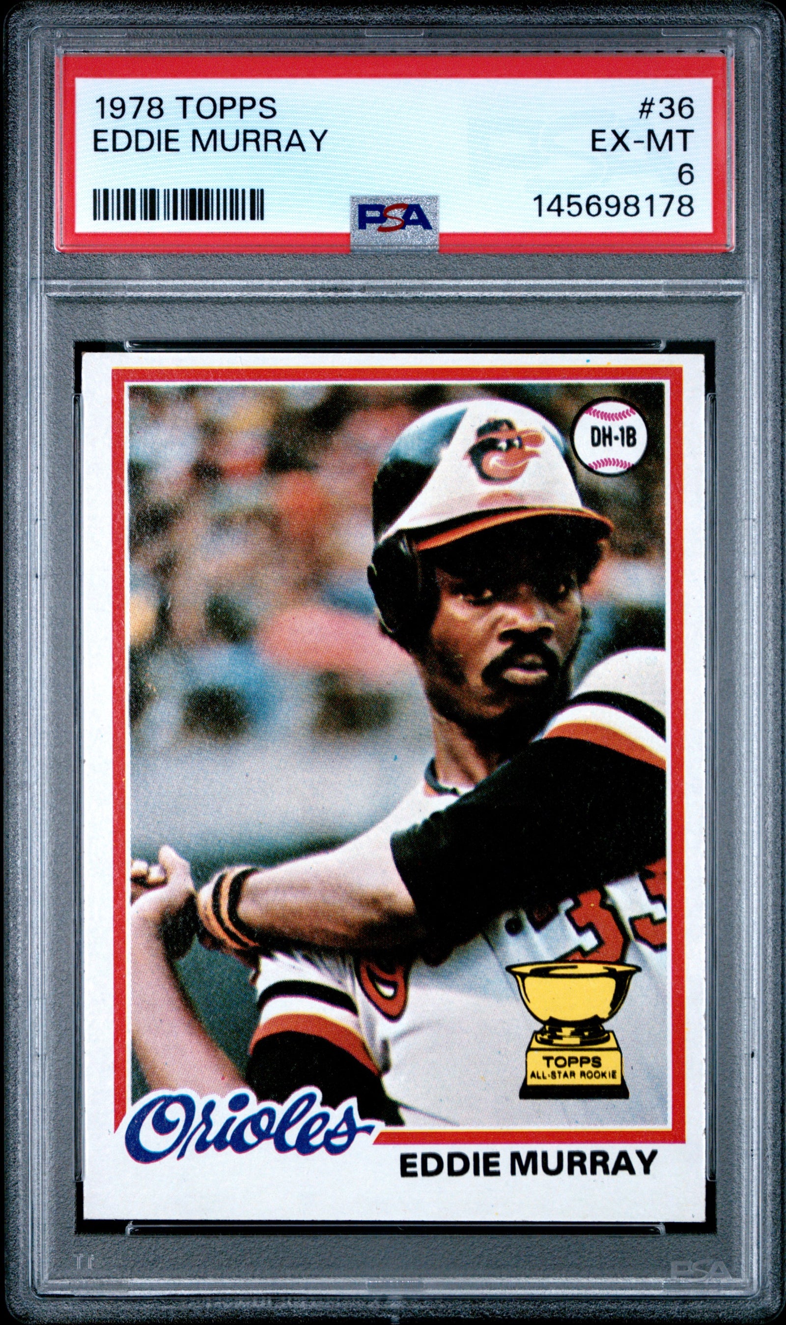 1978 Topps Eddie Murray RC PSA 6