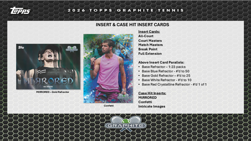 2026 Topps Graphite Tennis Hobby Box