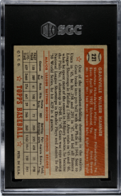 1952 Topps #221 Granny Hamner SGC 4