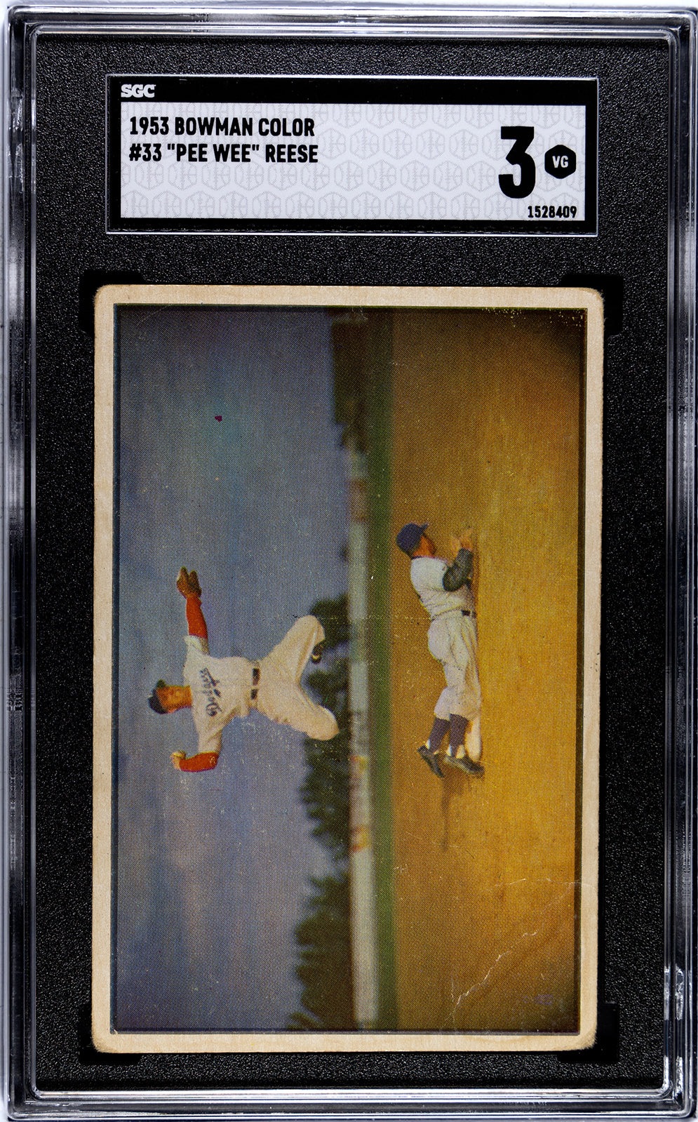1953 Bowman Color "Pee Wee" Reese #33 SGC 3