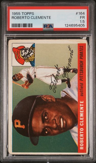 1955 Topps #164 Roberto Clemente PSA 1.5