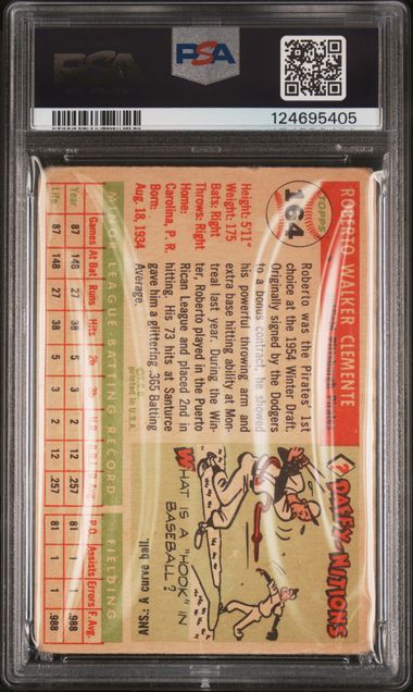1955 Topps #164 Roberto Clemente PSA 1.5