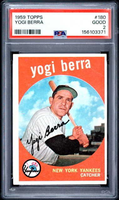 1959 Topps #180 Yogi Berra