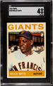 1964 Topps #150 Willie Mays SGC 4