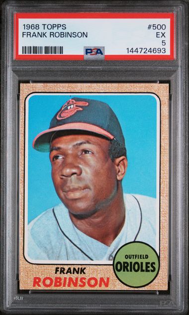1968 Topps #500 Frank Robinson PSA 5