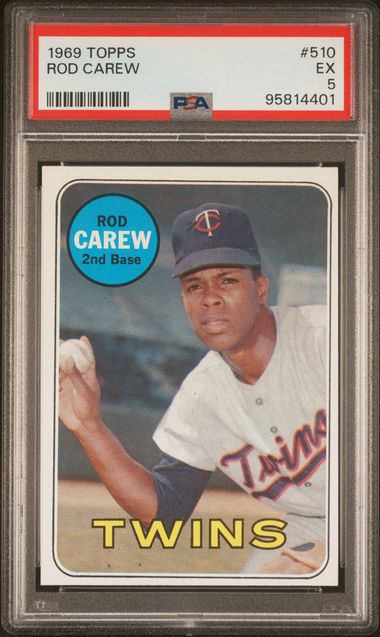 1969 Topps Rod Carew #510 PSA 5