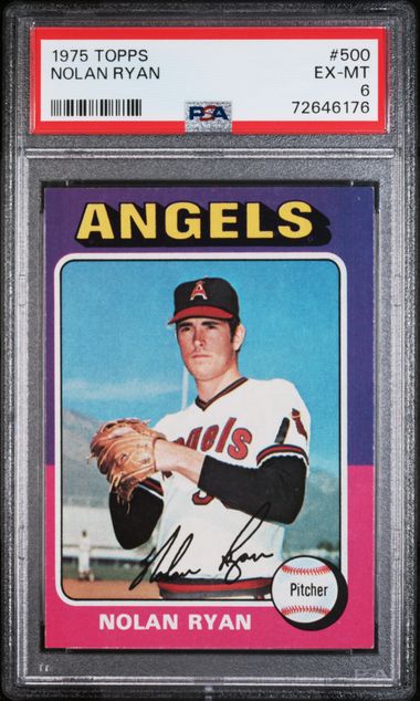 1975 Topps 500 Nolan Ryan PSA 6