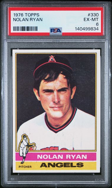 1976 Topps #330 Nolan Ryan PSA 6