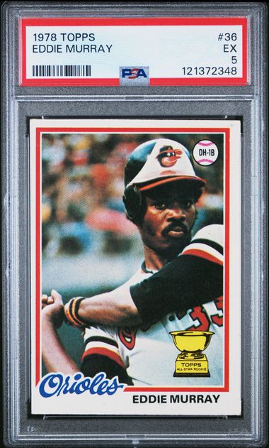 1978 Topps Eddie Murray RC PSA 5