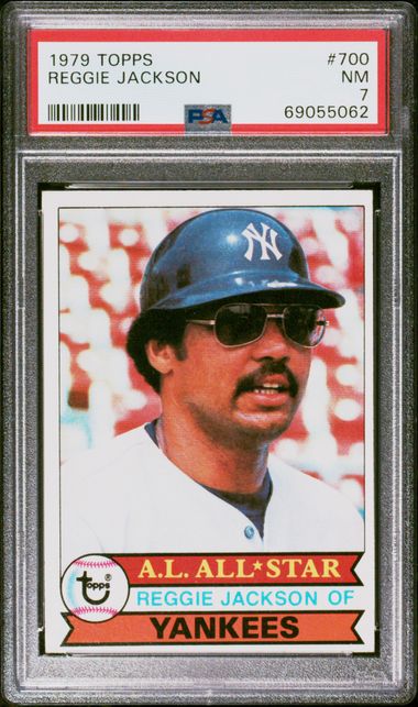 1979 TOPPS #700 REGGIE JACKSON PSA 7