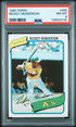 1980 Topps #482 Rickey Henderson PSA 8