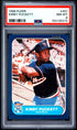1986 FLEER #401 KIRBY PUCKETT PSA 8
