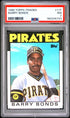1986 TOPPS TRADED #11T BARRY BONDS PSA 7