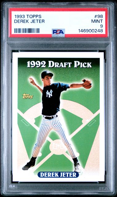 1993 Topps #98 Derek Jeter RC PSA 9