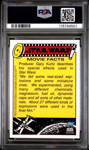 1999 TOPPS CHROME STAR WARS CHROME ARCHIVES THE EMPIRE STRIKES BACK! PSA 10
