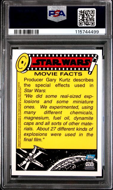 1999 TOPPS CHROME ARCHIVES STAR WARS THE EMPIRE STRIKES BACK! PSA 10