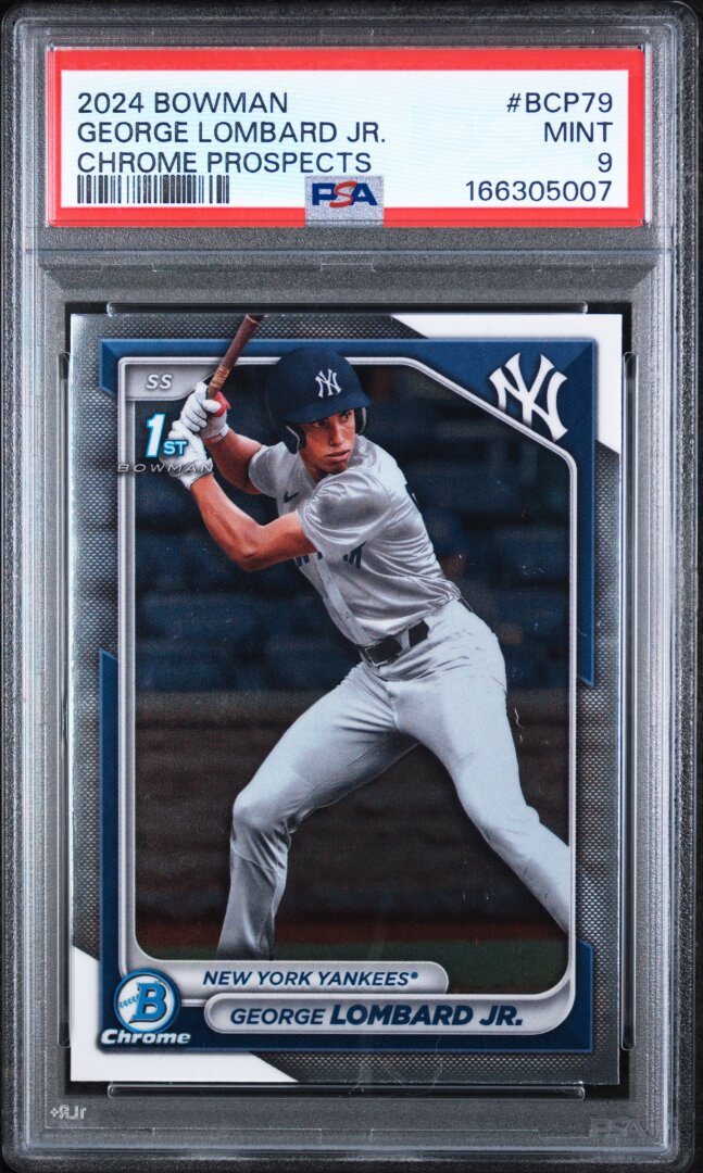2024 Bowman Chrome Prospects #BCP79 George Lombard Jr. PSA 9