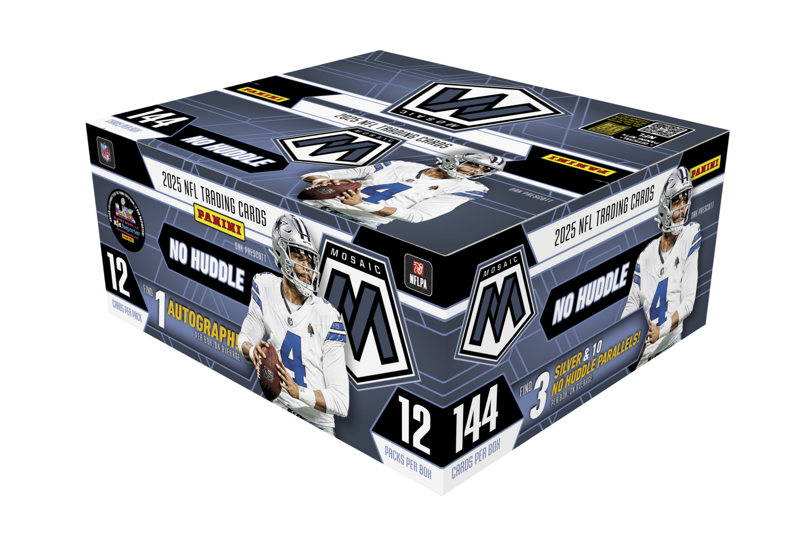 2025 Panini Mosaic No Huddle Football Hobby Box