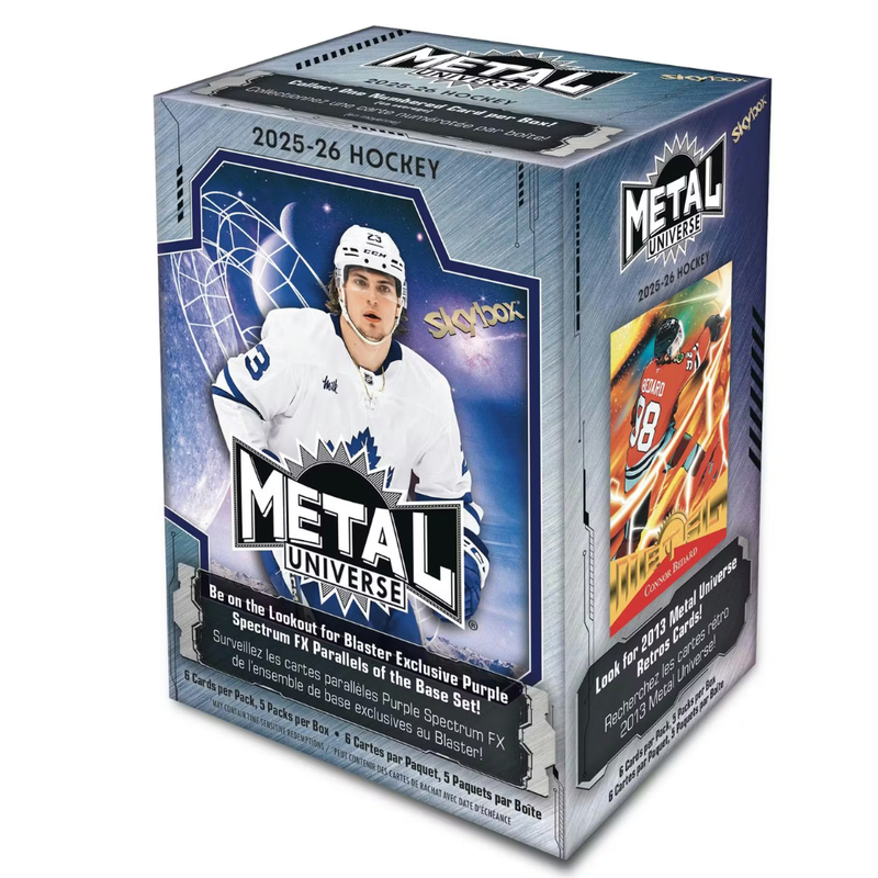 2025-26 Upper Deck Metal NHL Hockey Blaster Box