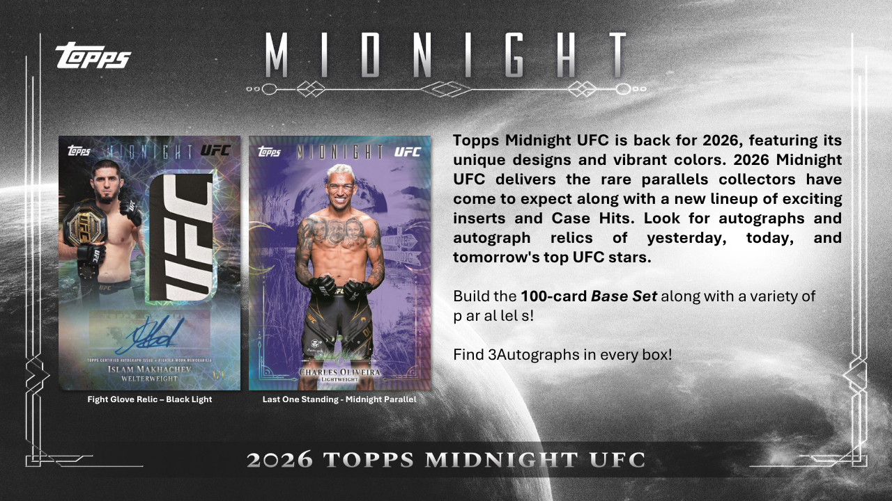 2026 Topps UFC Midnight Hobby Box