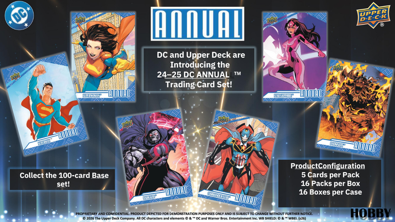 2024/25 Upper Deck DC Annual Hobby Box (Pricing In Store Only)
