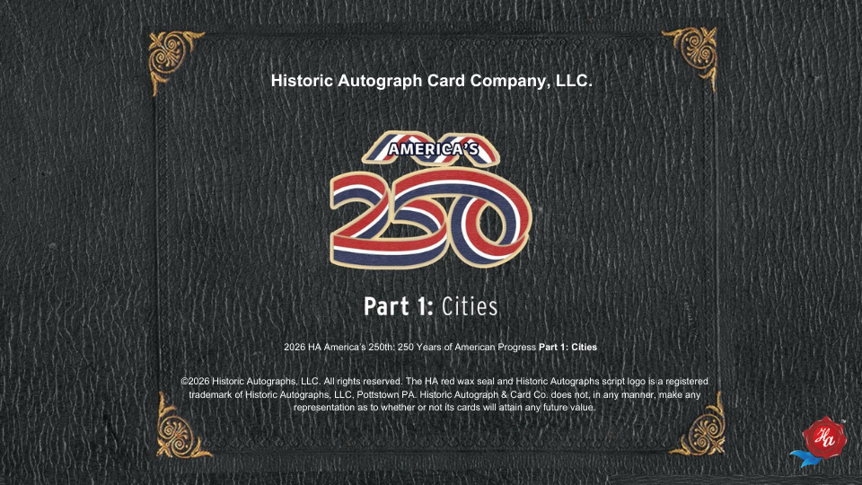 2026 Historic Autograph America's 250th Part 1
