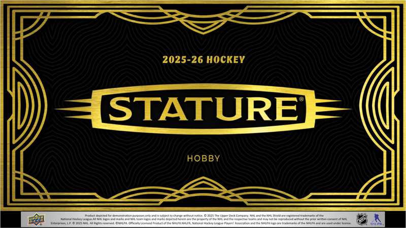2025-26 Upper Deck Stature Hockey Hobby Box (Pricing In Store Only)