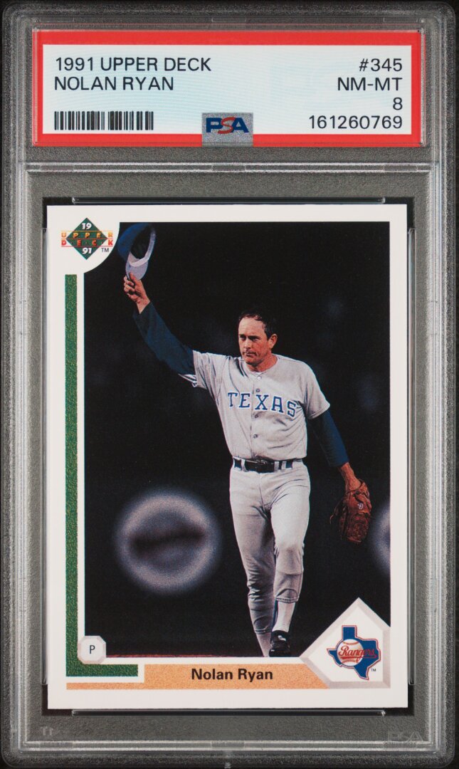 1991 Upper Deck Nolan Ryan PSA 8 #345