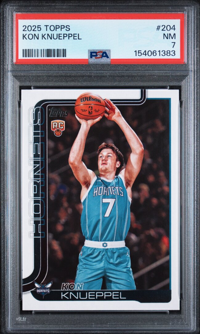 2025 Topps Kon Knueppel RC PSA 7 #204
