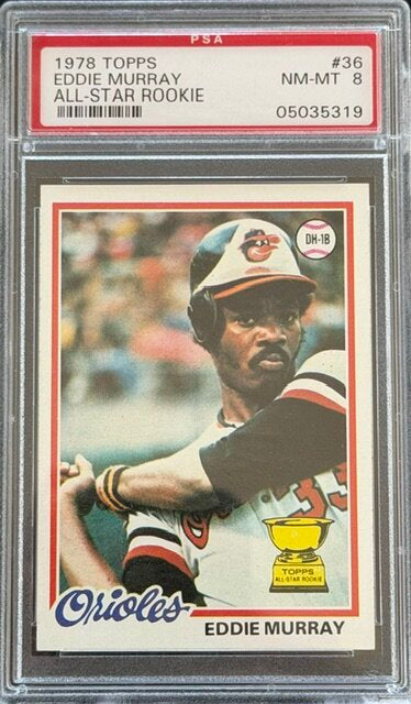 1978 Topps Eddie Murray PSA 8 #36